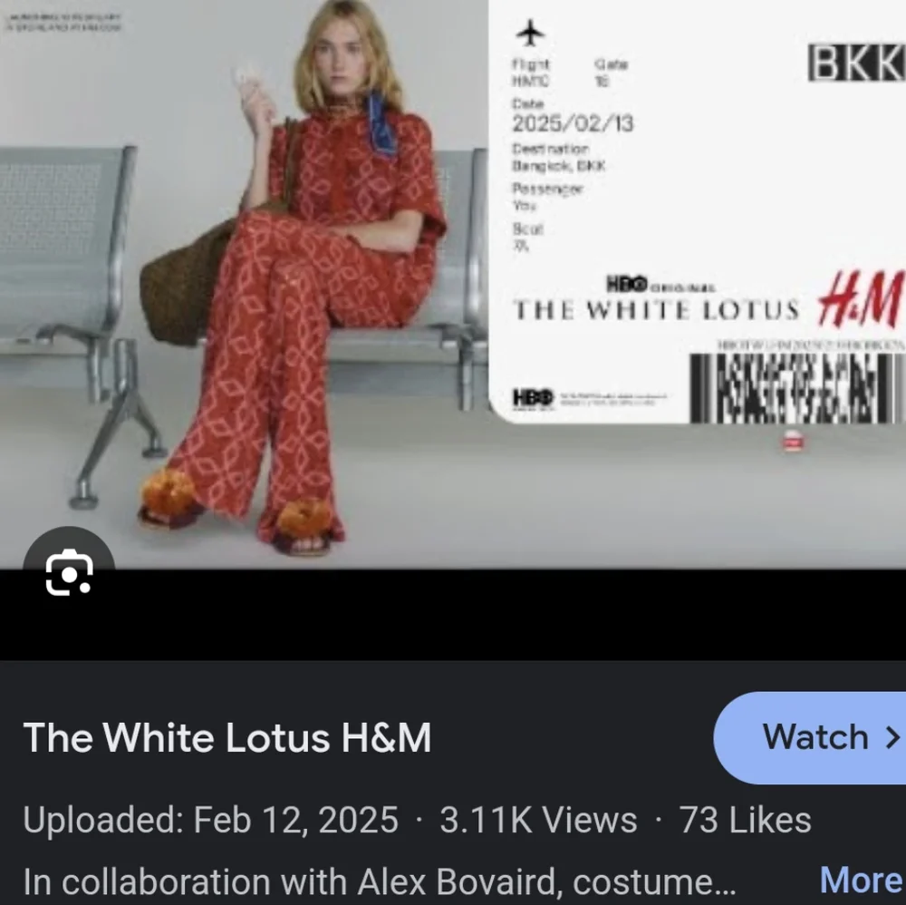 *LAST CHANCE* THE WHITE LOTUS x H&M CROCHETED PANTS, Orange Crochet Pants - Picture 10 of 12
